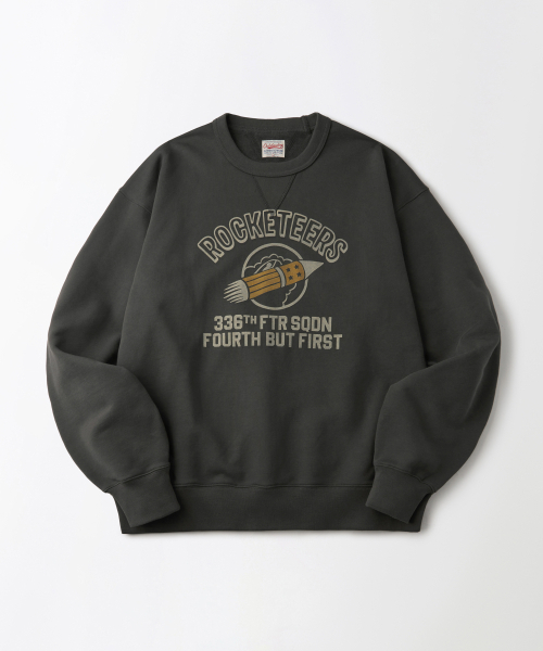 OUTSTANDING(アウトスタンディング)の「MIL SWEAT(ROCKETEERS)_CHARCOAL(スウェット・メンズ・その他・MEDIUM/LARGE/X-LARGE)」の1枚目の写真