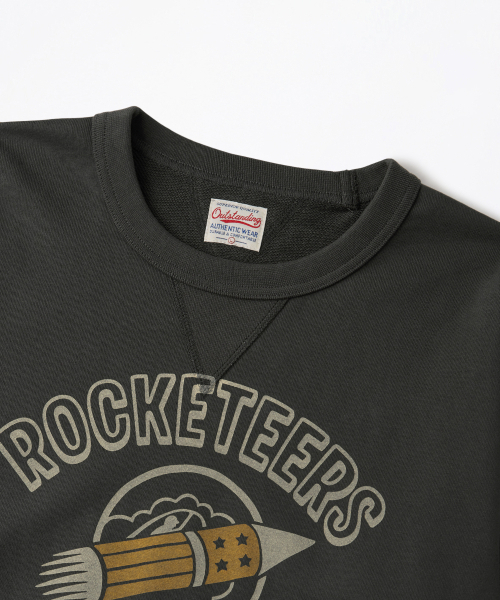 OUTSTANDING(アウトスタンディング)の「MIL SWEAT(ROCKETEERS)_CHARCOAL(スウェット・メンズ・その他・MEDIUM/LARGE/X-LARGE)」の3枚目の写真