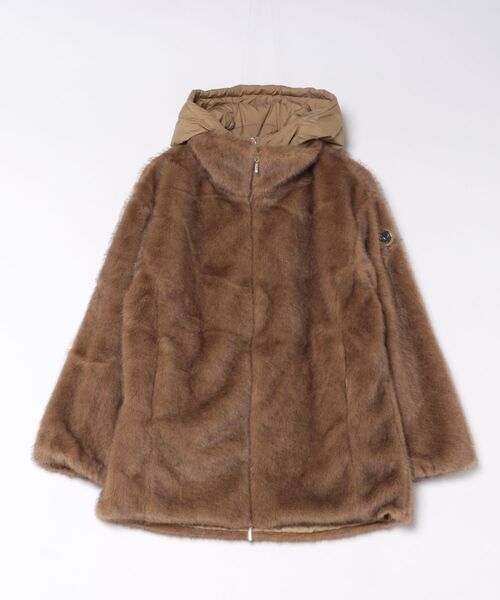Liesse(リエス)の「【CAPE HORN/ケープホーン】ファージャケット(D2595 FLACO)(その他アウター・レディース・ブラック/カーキ・FREE)」の1枚目の写真