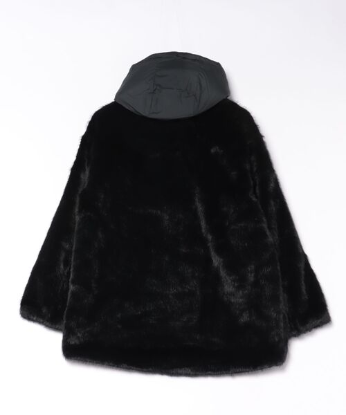 Liesse(リエス)の「【CAPE HORN/ケープホーン】ファージャケット(D2595 FLACO)(その他アウター・レディース・ブラック/カーキ・FREE)」の3枚目の写真