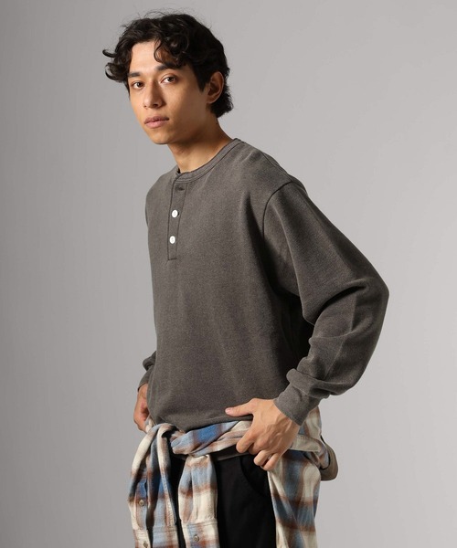 Healthknit（ヘルスニット）の「【Healthknit(ヘルスニット）】別注クラシックウェイトスウェット［パッケージ付き］（スウェット・メンズ・グレー/チャコール/ブラウン/サックスブルー・LARGE/MEDIUM）」の10枚目の写真