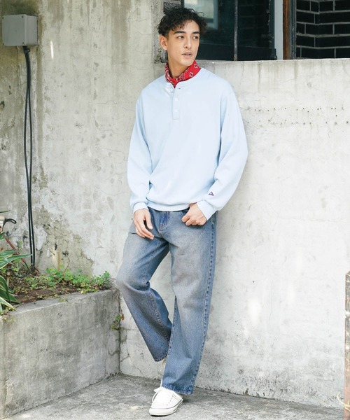Healthknit（ヘルスニット）の「【Healthknit(ヘルスニット）】別注クラシックウェイトスウェット［パッケージ付き］（スウェット・メンズ・グレー/チャコール/ブラウン/サックスブルー・LARGE/MEDIUM）」の18枚目の写真