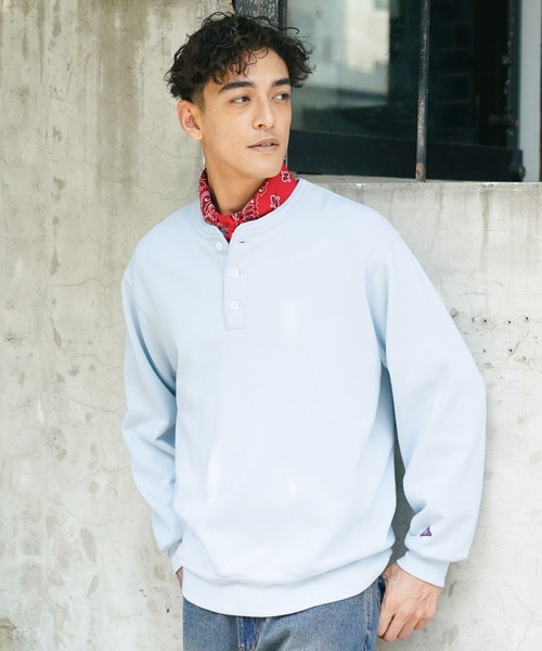Healthknit（ヘルスニット）の「【Healthknit(ヘルスニット）】別注クラシックウェイトスウェット［パッケージ付き］（スウェット・メンズ・グレー/チャコール/ブラウン/サックスブルー・LARGE/MEDIUM）」の19枚目の写真