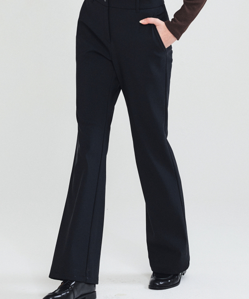 LORDLOAR(ロードロアル)の「エラスティックバンディングブーツカットスラックス ブラック(スラックス・レディース・その他・SMALL/MEDIUM/LARGE)」の1枚目の写真