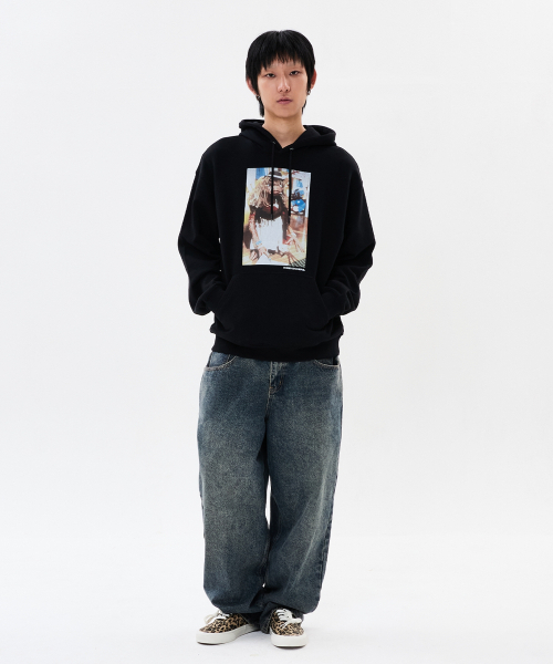 WKNDRS(ウィーキャンドース)の「WKNDRS x E.T. フーディー (ブラック)(パーカー・レディース・その他・LARGE/X-LARGE/MEDIUM)」の7枚目の写真