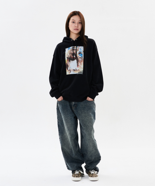 WKNDRS(ウィーキャンドース)の「WKNDRS x E.T. フーディー (ブラック)(パーカー・レディース・その他・LARGE/X-LARGE/MEDIUM)」の10枚目の写真