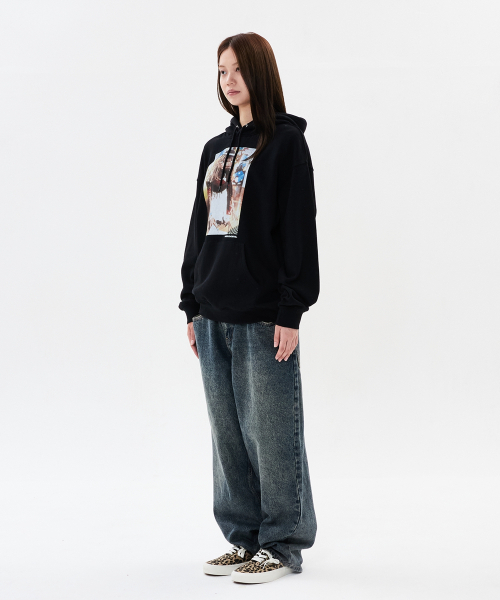 WKNDRS(ウィーキャンドース)の「WKNDRS x E.T. フーディー (ブラック)(パーカー・レディース・その他・LARGE/X-LARGE/MEDIUM)」の11枚目の写真