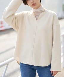 Rouge vif（ルージュヴィフ）の「【2026AW新作/人気追加】スキッパーバッククロスプルオーバーブラウス（シャツ/ブラウス）」