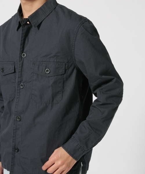 RAGEBLUE（レイジブルー）の「ミリタリーシャツ長袖/714939（シャツ/ブラウス・メンズ・オリーブ/ネイビー・LARGE/MEDIUM）」の6枚目の写真