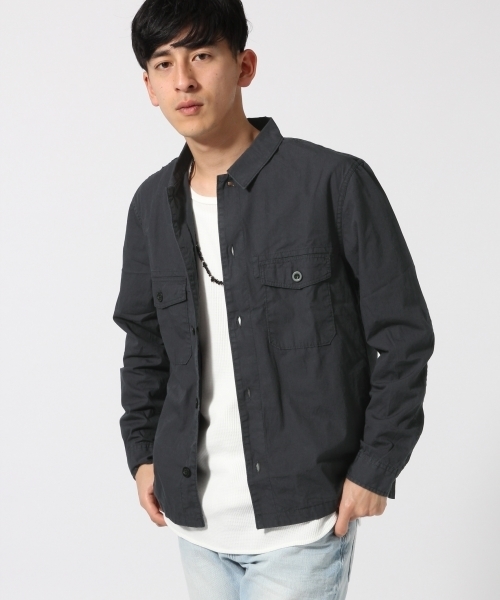 RAGEBLUE（レイジブルー）の「ミリタリーシャツ長袖/714939（シャツ/ブラウス・メンズ・オリーブ/ネイビー・LARGE/MEDIUM）」の11枚目の写真