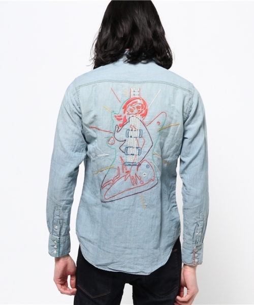 HYSTERIC GLAMOUR（ヒステリックグラマー）の「USED加工GUITAR GIRL