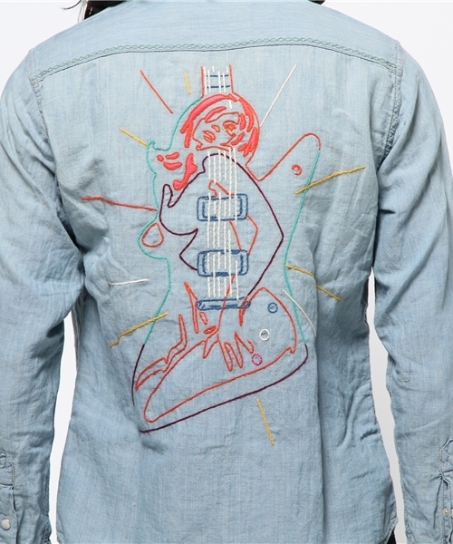 HYSTERIC GLAMOUR（ヒステリックグラマー）の「USED加工GUITAR GIRL