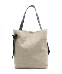 Demi-Luxe BEAMS | Demi-Luxe BEAMS / ワンショルダー麻トートバッグ(トートバッグ)