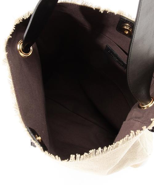 Demi-Luxe BEAMS（デミルクス ビームス）の「Demi-Luxe BEAMS / ワンショルダー麻トートバッグ（トートバッグ・レディース・ベージュ・ONE SIZE）」の7枚目の写真