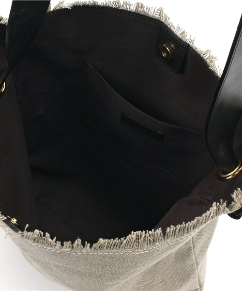 Demi-Luxe BEAMS（デミルクス ビームス）の「Demi-Luxe BEAMS / ワンショルダー麻トートバッグ（トートバッグ・レディース・ベージュ・ONE SIZE）」の9枚目の写真