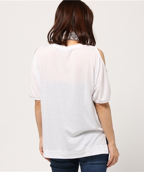 VENCEEXCHANGE(ヴァンスエクスチェンジ)の「バンダナ付きドルマンT(Tシャツ/カットソー・レディース・ブラック/オリーブ/ピンク/オフホワイト・MEDIUM)」の10枚目の写真