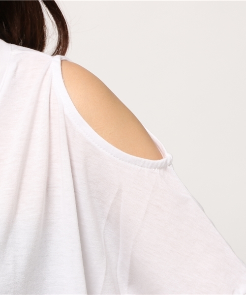 VENCEEXCHANGE(ヴァンスエクスチェンジ)の「バンダナ付きドルマンT(Tシャツ/カットソー・レディース・ブラック/オリーブ/ピンク/オフホワイト・MEDIUM)」の12枚目の写真