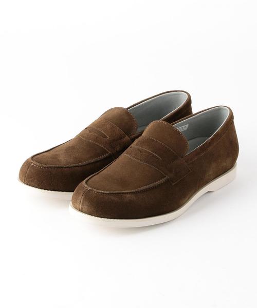 BEAUTY&YOUTH UNITED ARROWS（ビューティーアンドユースユナイテッドアローズ）の「BY スエード コンフォート ローファー◆（ローファー・メンズ・ブラウン/ブラック・8/9/7h/7/8h/9h）」の2枚目の写真