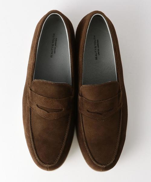 BEAUTY&YOUTH UNITED ARROWS（ビューティーアンドユースユナイテッドアローズ）の「BY スエード コンフォート ローファー◆（ローファー・メンズ・ブラウン/ブラック・8/9/7h/7/8h/9h）」の3枚目の写真