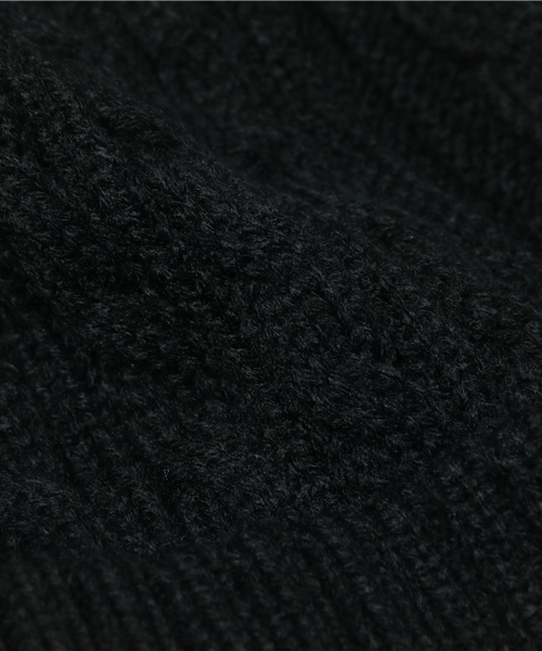 Denime(ドゥニーム)の「【NEW HATTAN/ニューハッタン】KNIT CAP/ニット帽(ニットキャップ/ビーニー・メンズ・ワイン/ライトベージュ/ブラック/ブルー/グレー・FREE)」の8枚目の写真