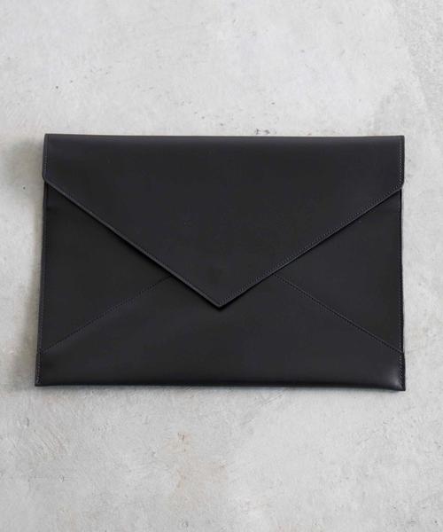 green label relaxing（グリーンレーベルリラクシング）の「【WEB限定】★★レザードキュメントケース / クラッチバッグ ◆（クラッチバッグ・メンズ・ブラック/ダークブラウン/ベージュ/ワインレッド・FREE）」の6枚目の写真