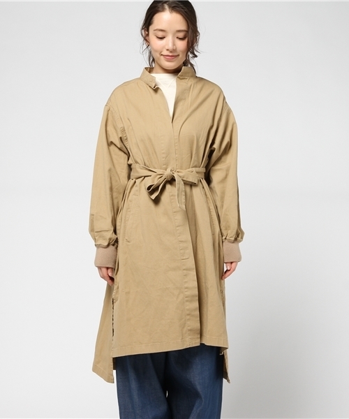 SLY(スライ)の「LONG BZ GOWN(その他アウター・レディース・カーキ/ベージュ・0/1)」の3枚目の写真