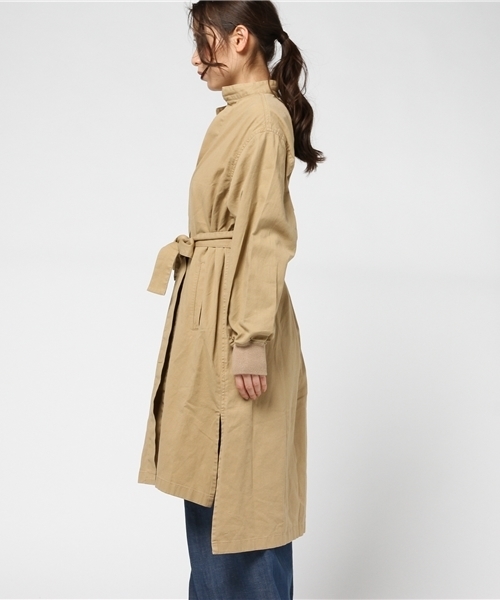 SLY(スライ)の「LONG BZ GOWN(その他アウター・レディース・カーキ/ベージュ・0/1)」の4枚目の写真