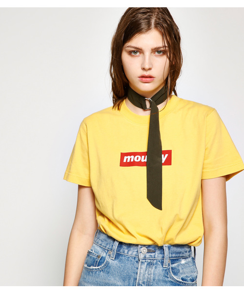 MOUSSY（マウジー）の「early moussy TSJ Ⅲ（Tシャツ/カットソー・レディース・レッド系その他/ブラック/イエロー/ブラック系その他・FREE）」の3枚目の写真
