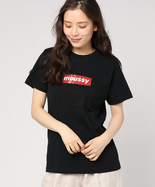 MOUSSY（マウジー）の「early moussy TSJ Ⅲ（Tシャツ/カットソー・レディース・レッド系その他/ブラック/イエロー/ブラック系その他・FREE）」の7枚目の写真