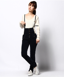 MILKFED. | CORDUROY RAINBOW SALOPETTE(つなぎ/オールインワン)