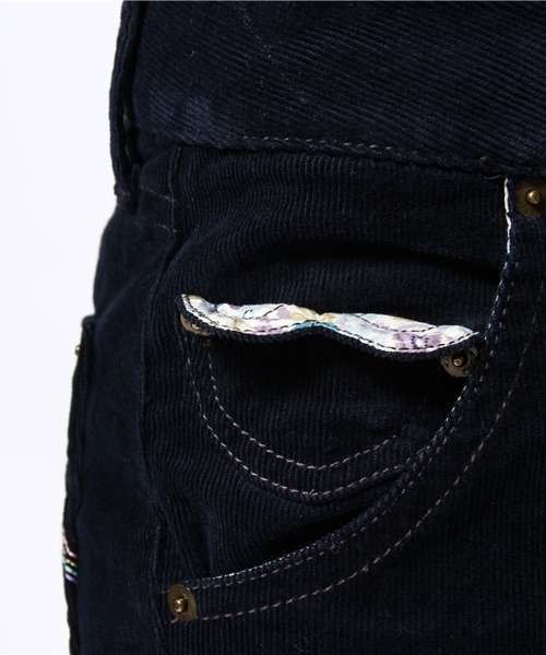 MILKFED.(ミルクフェド)の「CORDUROY RAINBOW SALOPETTE(つなぎ/オールインワン・レディース・ベージュ/ネイビー・X-SMALL/SMALL)」の10枚目の写真