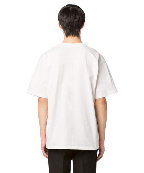CLANE（クラネ）の「【CLANE HOMME】STITCH LOGO T/S（Tシャツ/カットソー・メンズ・ブラック/ホワイト・1/2）」の7枚目の写真