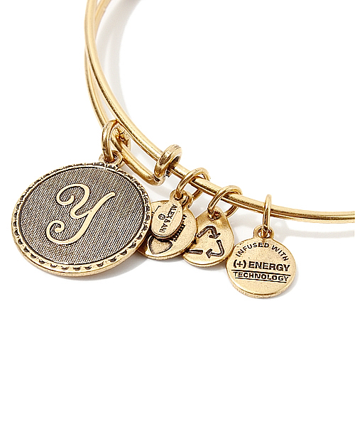 NANO universe（ナノユニバース）の「【Alex and Ani】LB/Initial Y        定番（ブレスレット・レディース・ゴールド・FREE）」の3枚目の写真