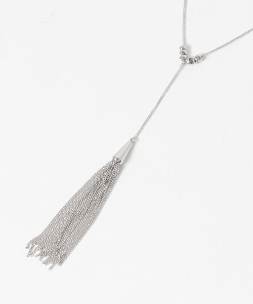 RIVE DROITE(リヴドロワ)の「Y字タッセルネックレス(ネックレス・レディース・シルバー/ゴールド・FREE)」の2枚目の写真