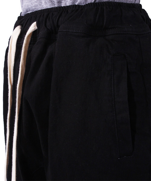 ８(eight)（エイト）の「デニム サルエルパンツ スキニータイプ（デニムパンツ・メンズ・ブラック・MEDIUM/LARGE）」の11枚目の写真