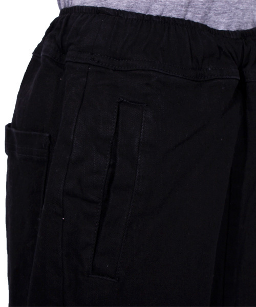 ８(eight)（エイト）の「デニム サルエルパンツ スキニータイプ（デニムパンツ・メンズ・ブラック・MEDIUM/LARGE）」の2枚目の写真