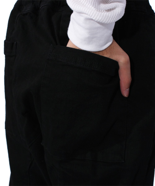 ８(eight)（エイト）の「デニム サルエルパンツ スキニータイプ（デニムパンツ・メンズ・ブラック・MEDIUM/LARGE）」の7枚目の写真