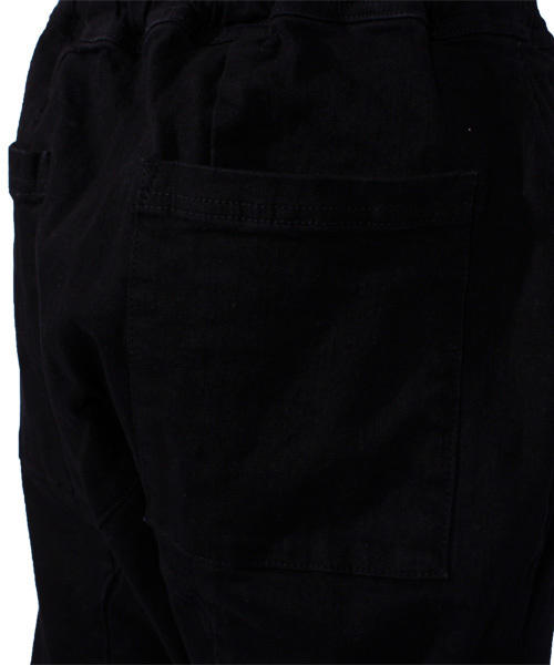 ８(eight)（エイト）の「デニム サルエルパンツ スキニータイプ（デニムパンツ・メンズ・ブラック・MEDIUM/LARGE）」の5枚目の写真