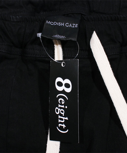 ８(eight)（エイト）の「デニム サルエルパンツ スキニータイプ（デニムパンツ・メンズ・ブラック・MEDIUM/LARGE）」の12枚目の写真