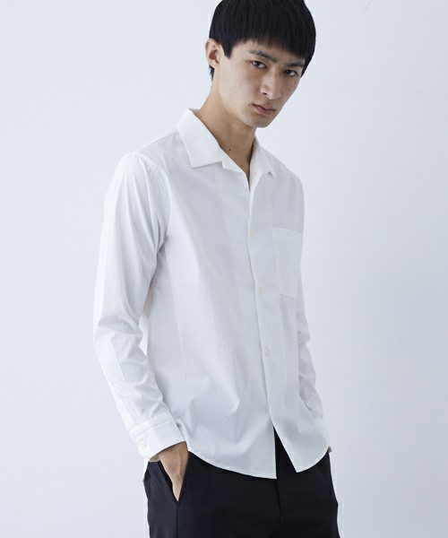 NUMBER (N)INE（ナンバーナイン）の「【NUMBER (N)INE】≪STUDIOUS限定≫別注スパンライクタイプライターシャツ（シャツ/ブラウス・メンズ・ホワイト/ブラック/ブラウン・1/2/3）」の2枚目の写真