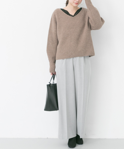 URBAN RESEARCH（アーバンリサーチ）の「幾何レースロングスリーブブラウス（シャツ/ブラウス・レディース・パープル系その他/ブラック/オフホワイト/イエロー系その他・FREE）」の17枚目の写真