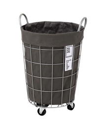 BRID（ブリッド）の「ブリッド ランドリー ラウンドバスケット 収納 / BRID LAUNDRY ROUND BASKET WITH CASTER［33L］（収納グッズ）」