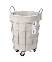 BRID（ブリッド）の「ブリッド ランドリー ラウンドバスケット 収納 / BRID LAUNDRY ROUND BASKET WITH CASTER［33L］（収納グッズ）」