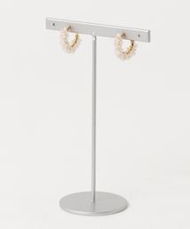 【marinaJEWELRY】White Chalcedony pave earring