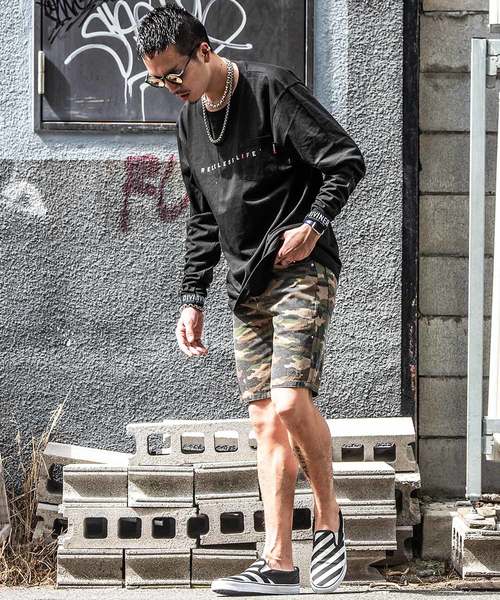 JOKER(ジョーカー)の「スプラッシュショーツ ハーフパンツ(その他パンツ・メンズ・サックスブルー/ブルー/カモフラージュ・M/L/XL)」の6枚目の写真