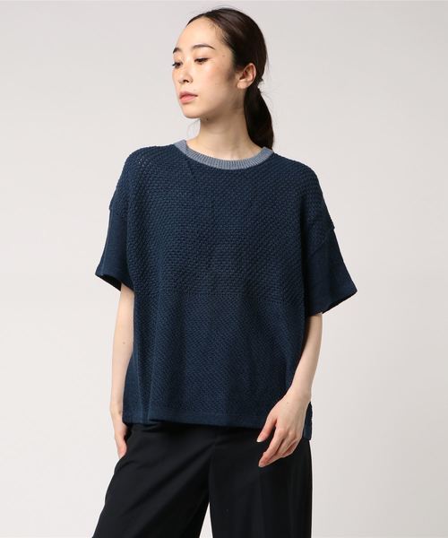 PARKS TOKYO SELECT(パークストウキョウセレクト)の「【toiro】オーバーサイズニット(Tシャツ/カットソー・レディース・ライトグレー/モカ/カーキ/ネイビー・SMALL/MEDIUM)」の2枚目の写真