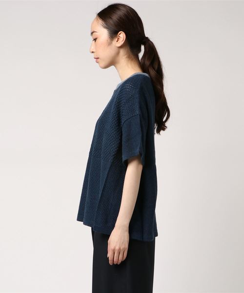 PARKS TOKYO SELECT(パークストウキョウセレクト)の「【toiro】オーバーサイズニット(Tシャツ/カットソー・レディース・ライトグレー/モカ/カーキ/ネイビー・SMALL/MEDIUM)」の5枚目の写真
