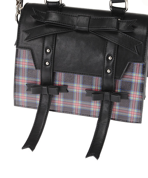 Candy Stripper（キャンディストリッパー）の「ADRABLE CANDY RIBBON バッグ（ハンドバッグ・レディース・ブラック/ブラック系その他/レッド系その他・FREE）」の11枚目の写真