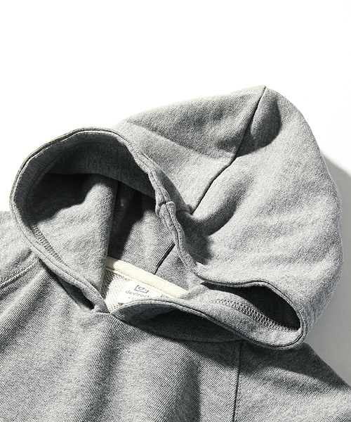 devirock（デビロック）の「無地スウェット長袖パーカーワンピース（ワンピース・キッズ・ネイビー/カーキ/モカ/杢グレー/スモークピンク/グリーン系その他/ブラック/ラベンダー/パープル系その他・120cm/140cm/160cm/100cm/150cm/130cm/110cm）」の22枚目の写真