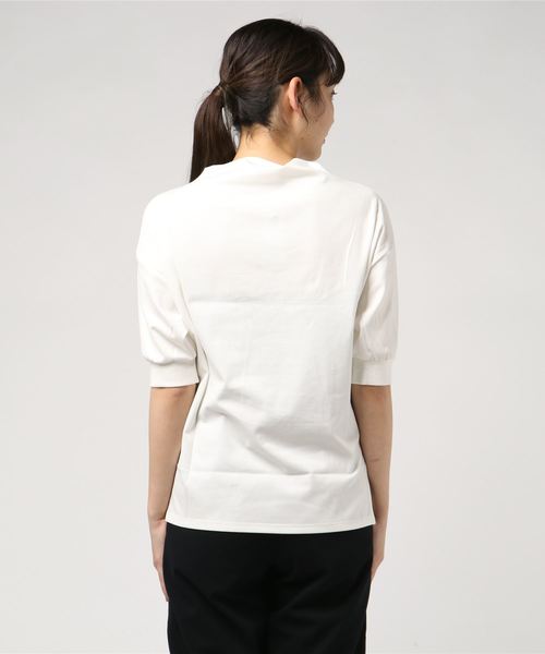 12Twelve Agenda(トゥエルブ アジェンダ)の「ボトルネックドルマンカットソー(Tシャツ/カットソー・レディース・ブラック/パープル/グレー/オフホワイト・M)」の11枚目の写真